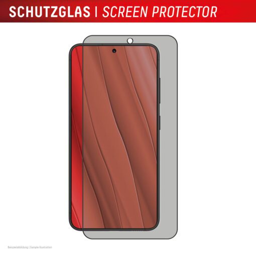 DISPLEX Privacy / Blickschutz Panzerglas Samsung Galaxy S24, Galaxy S25 – Bild 8