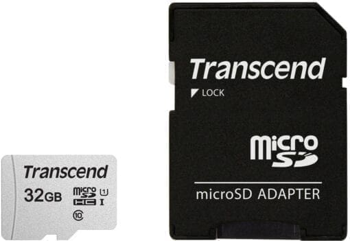 Transcend microSDXC 32 GB Premium 300S Class 10 + SD-Adapter