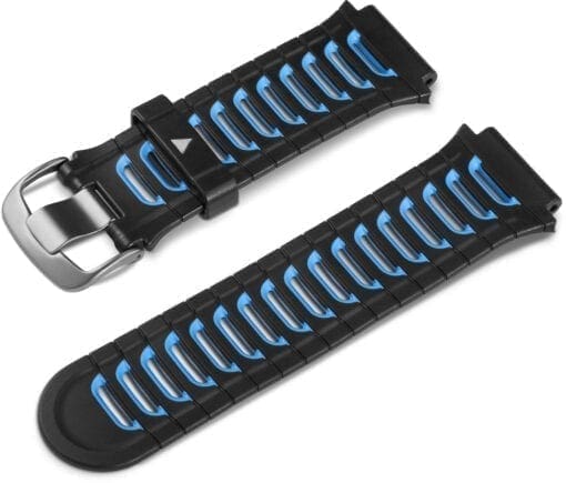 Garmin Ersatzarmband aus Silikon Schwarzes/Hellblaues