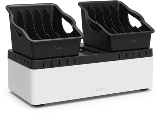 Belkin Multi-Ladestation mit Stauraum und tragbaren Behältern