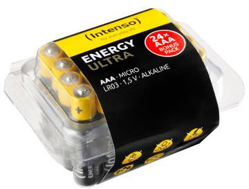 24er Batteries AAA - Ultra Intenso LR03 Energy best4you Plastikbox