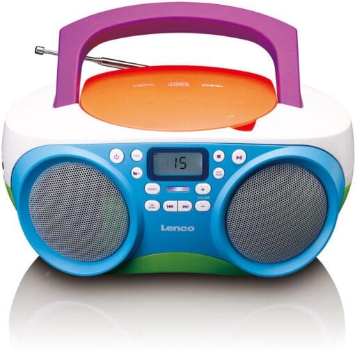 Lenco SCD-41 CD-Player für Kinder mit USB (Bunt)