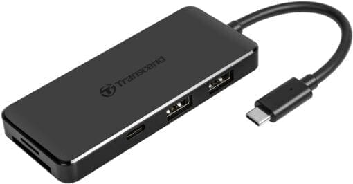 Transcend HUB5C 6-in-1 HUB, SD/MicroSD Reader,USB 3.1