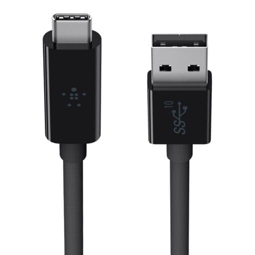 Belkin USB 3.1 SuperSpeed+ Kabel, USB-C auf USB-A, Schwarz