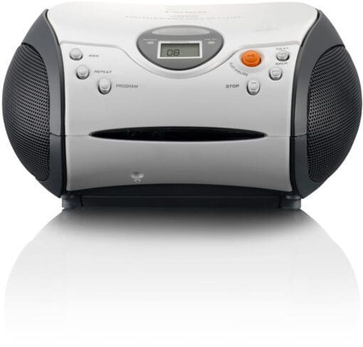 Lenco SCD-24 Stereo UKW-Radio mit CD-Player (Weiß/Schwarz)