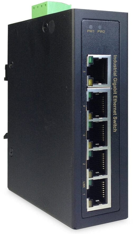 DIGITUS DN-651107 Industrieller 5-Port Gigabit Switch