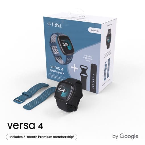 Versa 4 Bundle, Black/Black Sapphire