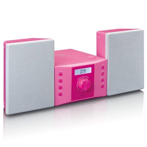 Lenco MC-013PK - Stereoanlage, Pink