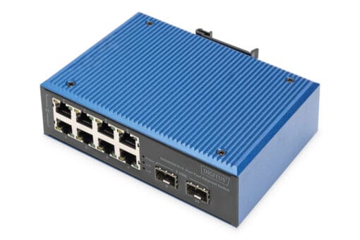 DIGITUS Industrial 8+2-Port Fast Ethernet Switch