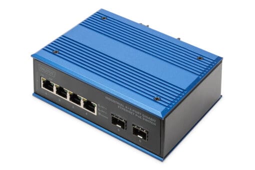 DIGITUS Industrial 4+2-Port Gigabit  Ethernet PoE Switch