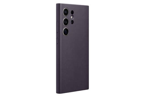 Samsung by Hochuen Vegan Leather Case S24 Ultra, Dark Violet