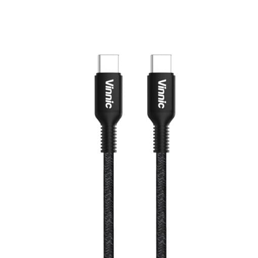 Vinnic USB-C To USB-C Cable 0,1m 60W, black