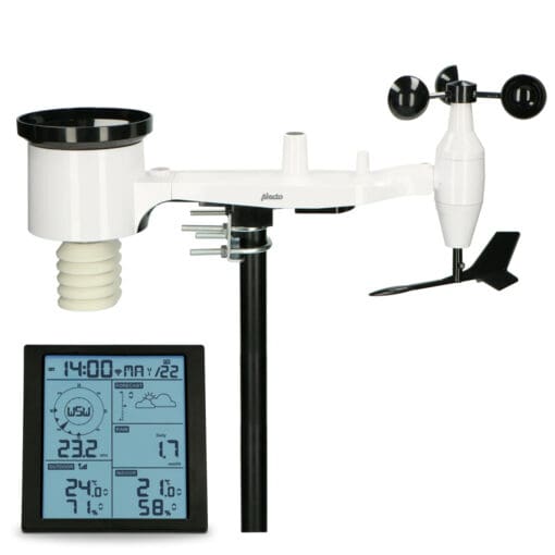 Alecto WS5200 - WLAN Wetterstation, 6 in 1, Außensensor, weiß