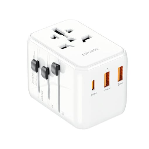 4smarts Ladegerät Weltreiseadapter Nomad 20W, weiß