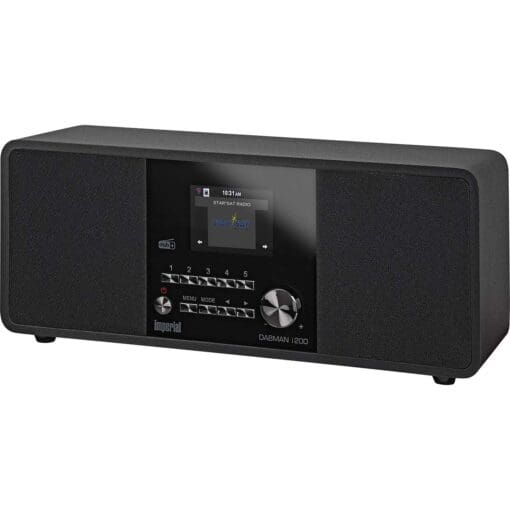 DABMAN i200 Multif.-Stereo-Radio DAB+/ FM/ Internet, schwarz