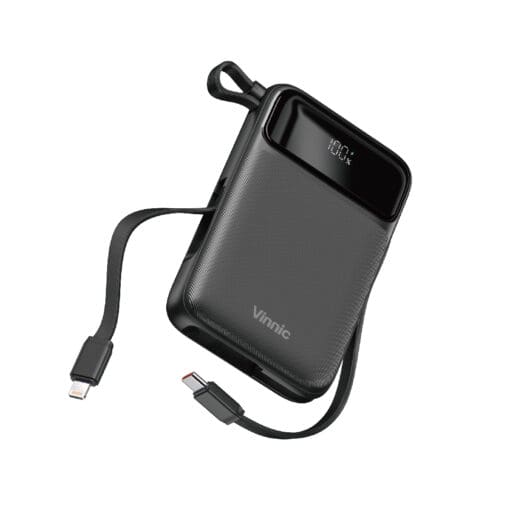 Vinnic DAMAVAND 3 Magnetic Powerbank 10000mAh, black