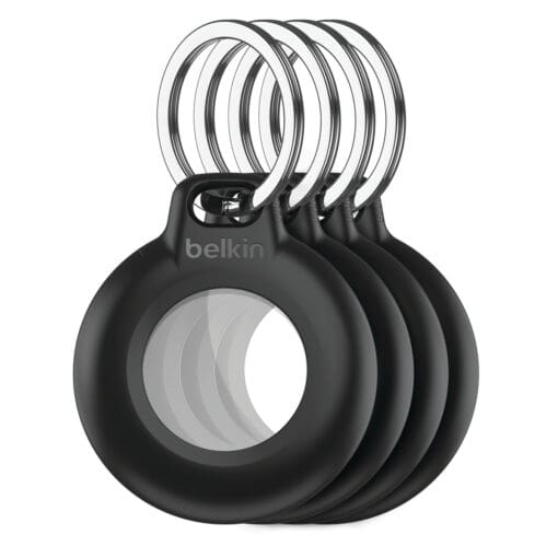 Belkin Secure Holder 4er-Pack wasserfest Apple AirTag, schwarz