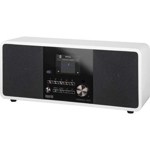 DABMAN i200 Multif.-Stereo-Radio DAB+/ FM/ Internet, weiß