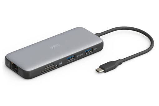 DIGITUS USB-C Docking Station, 8-Port, HDMI, USB, RJ45, SD