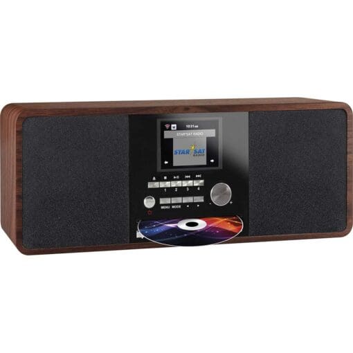 DABMAN i200 CD Multifunkt.Radio DAB+/ FM/ Internet/ BT, Holz