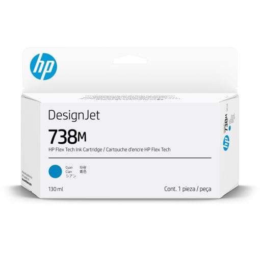 HP 738M DNJ Tinte cyan 130m