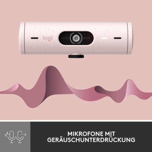 Logitech Webcam BRIO 500 Rosa – Bild 10