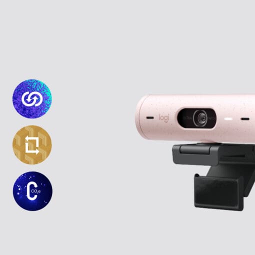 Logitech Webcam BRIO 500 Rosa – Bild 5