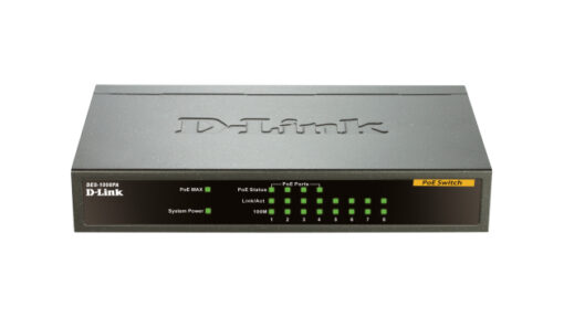 D-Link DES-1008PA 8-Port Layer2 PoE Fast Ethernet Switch