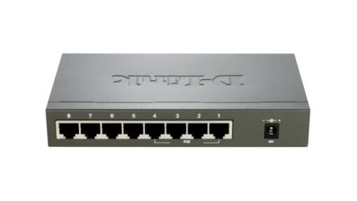 D-Link DES-1008PA 8-Port Layer2 PoE Fast Ethernet Switch – Bild 3