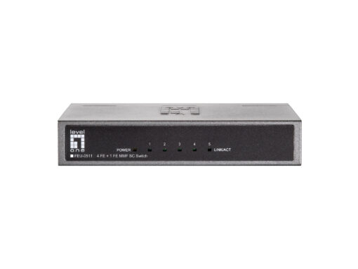 LevelOne FEU-0511 4 Port Fast Ethernet Switch + 1 MMF SC – Bild 4