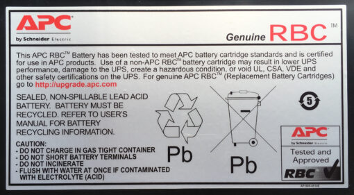 APC - Ersatzbatterie-Kit RBC47 – Bild 2