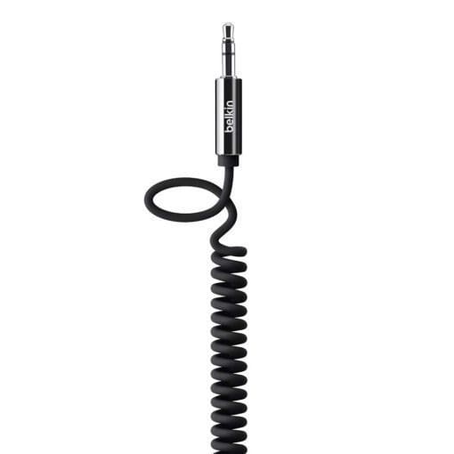 Belkin Audio Spiralkabel (3,5 mm) schwarz – Bild 2