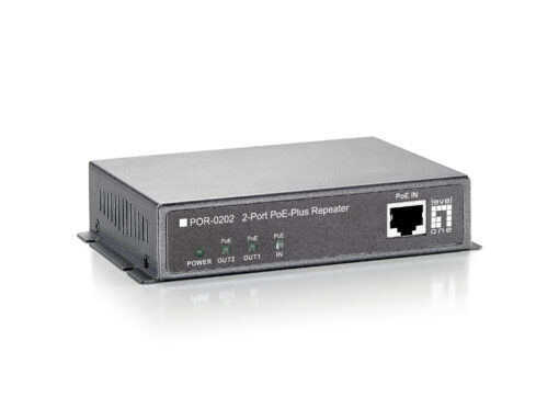 LevelOne POR-0202 2-Port PoE-Plus-Repeater