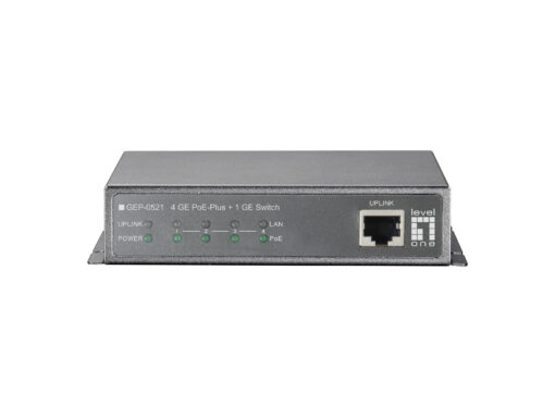 LevelOne GEP-0521 4 GE PoE-Plus + 1 GE Switch 120W – Bild 3