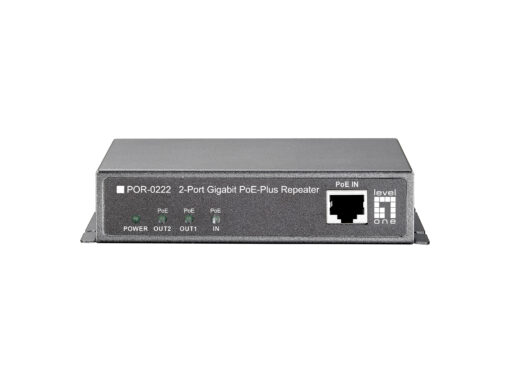 LevelOne POR-0222 2-Port Gigabit PoE-Plus Repeater – Bild 3