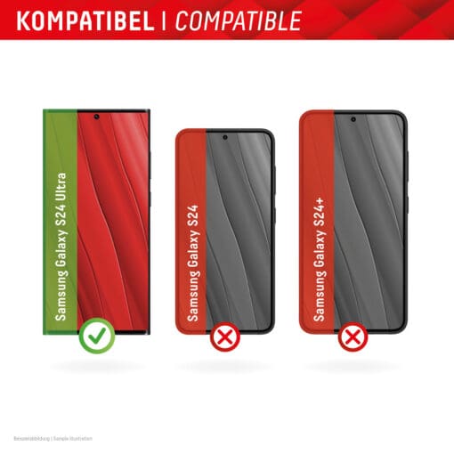 DISPLEX Panzerglas + Case Samsung Galaxy S24 Ultra – Bild 7