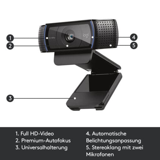 Logitech HD Pro Webcam C920 – Bild 7