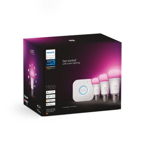 Philips Hue White&Col. Amb. E27 3er StarterSet – Bild 4