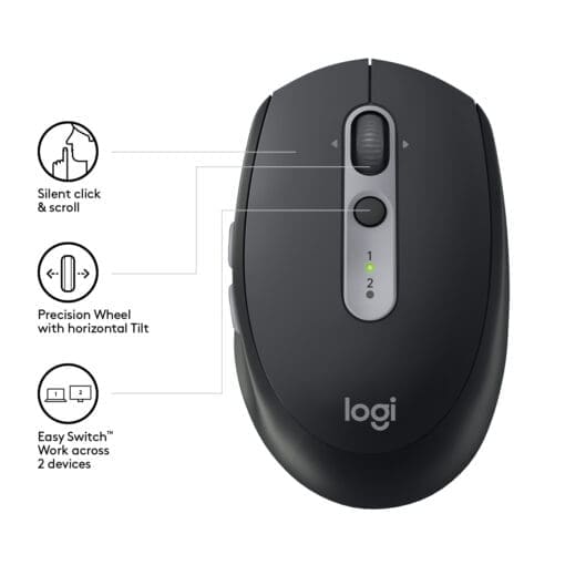 Logitech M590 Silent Maus kabellos – Bild 4