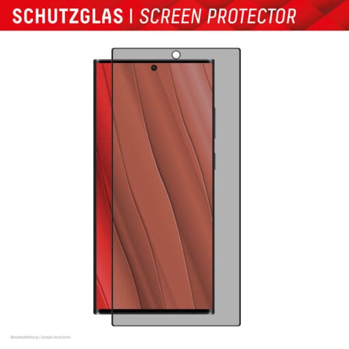 DISPLEX Privacy / Blickschutz Panzerglas Samsung Galaxy S24 Ultra – Bild 8