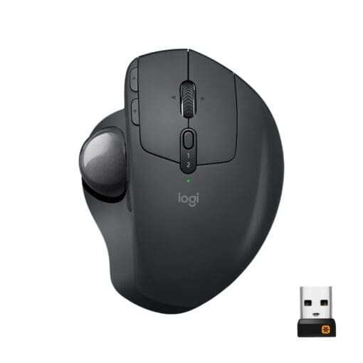 Logitech MX Ergo Wireless Maus schwarz