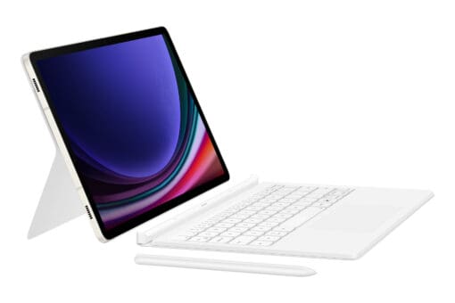 Samsung Book Cover Keyboard für Galaxy Tab S9/9 FE White – Bild 7