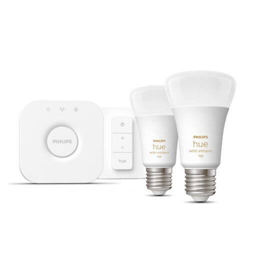 Philips Hue White Ambience E27 8W 2er Starter Set inkl DS/ – Bild 2