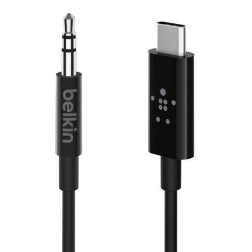 Belkin RockStar 3,5mm-Klinken-Audio-Kabel USB-C Stecker 0,9m – Bild 3