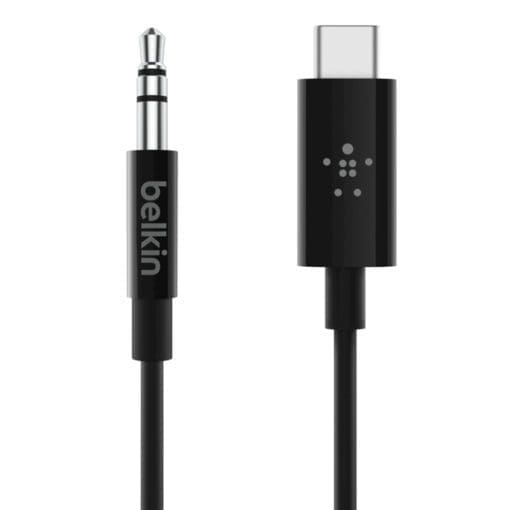 Belkin RockStar 3,5mm-Klinken-Audio-Kabel USB-C Stecker 0,9m – Bild 2