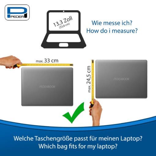 PEDEA Laptop Starterset Trendline 33,8cm (13,3"), schwarz – Bild 6