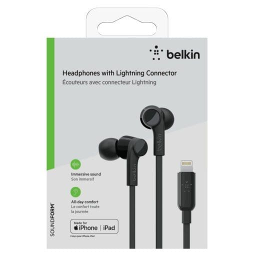 Belkin Rockstar In-Ear Kopfhörer mit Lightning Connector schw. – Bild 6