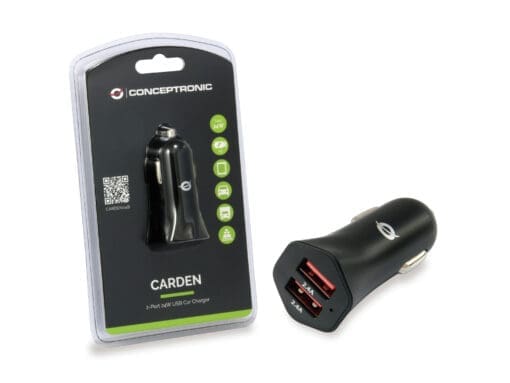 Conceptronic CARDEN 2-Port 24W USB Car Charger – Bild 4