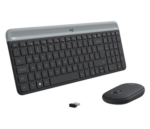 Logitech SLIM WRLS KEYBOARD-MOUSE COMBO MK47 graphit – Bild 4