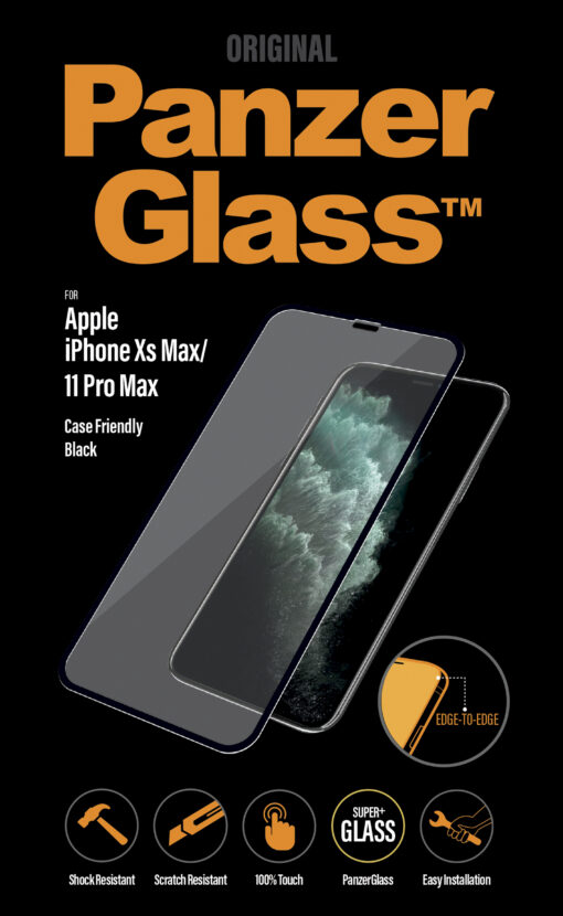 PanzerGlass E2E iPhone 11 Pro Max, CF, Black – Bild 5